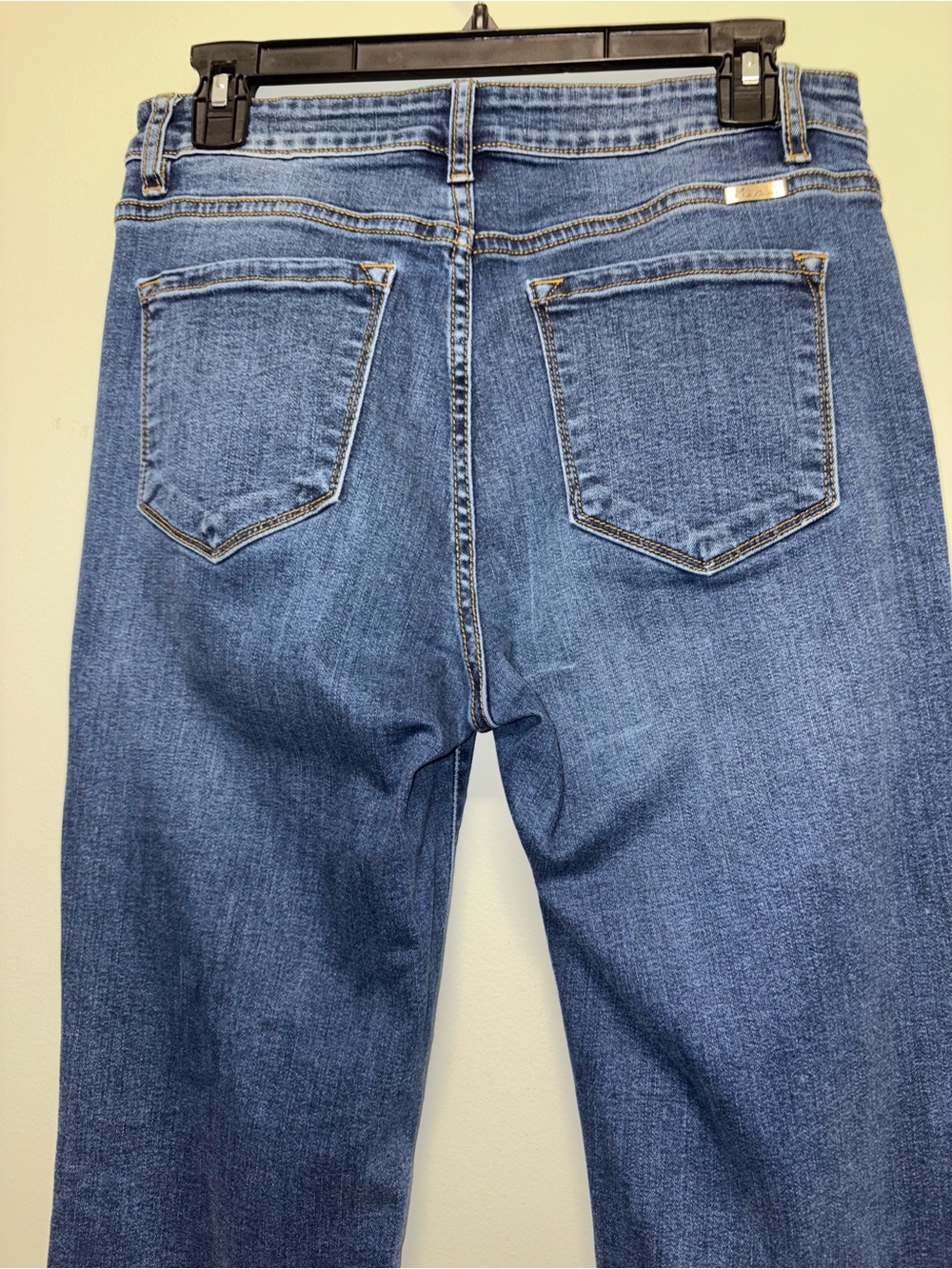 KanCan Distressed Dark Blue Flare Jeans Women’s 11/29 - Picture 5 of 11